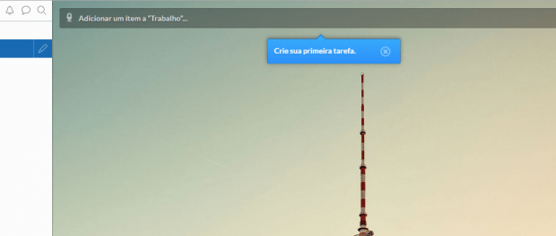Wunderlist - adicionando itens