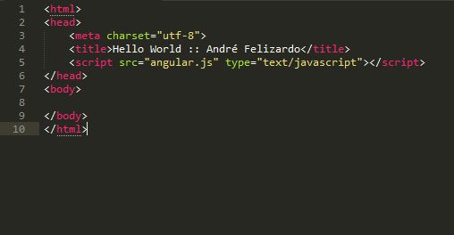 AngularJS - Hello World 01
